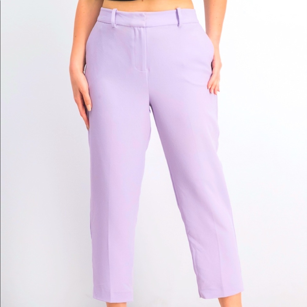 Vince Camuto Lilac Ankle Trousers